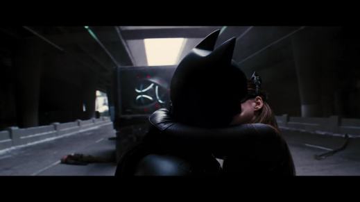 batman catwoman kiss öpüşme